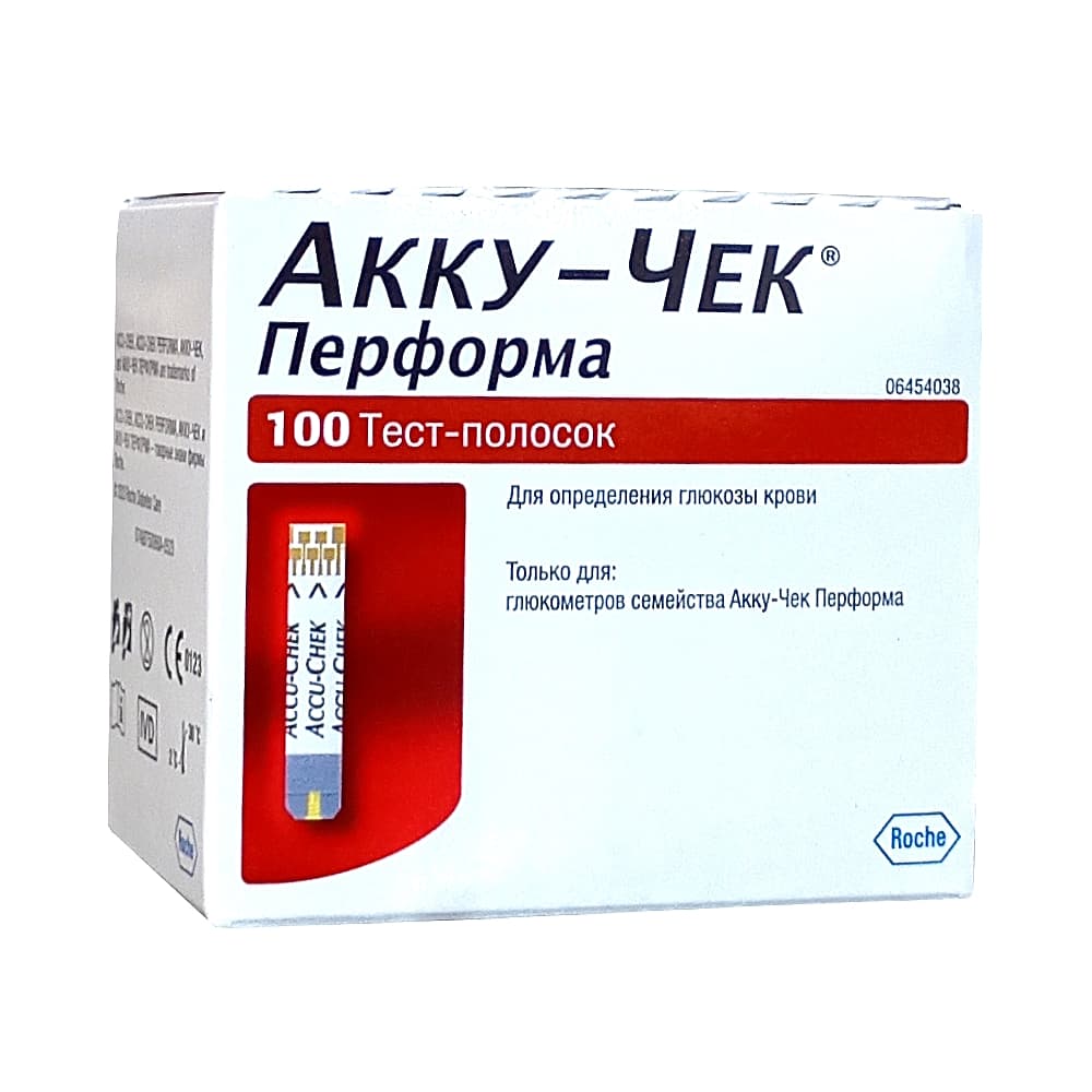 ACCU-CHEK Performa тест-полоски, №100