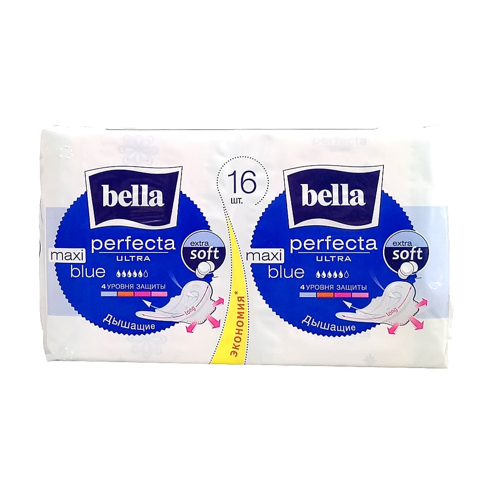 Bella Perfecta Ultra Maxi Blue прокладки, 16 шт.