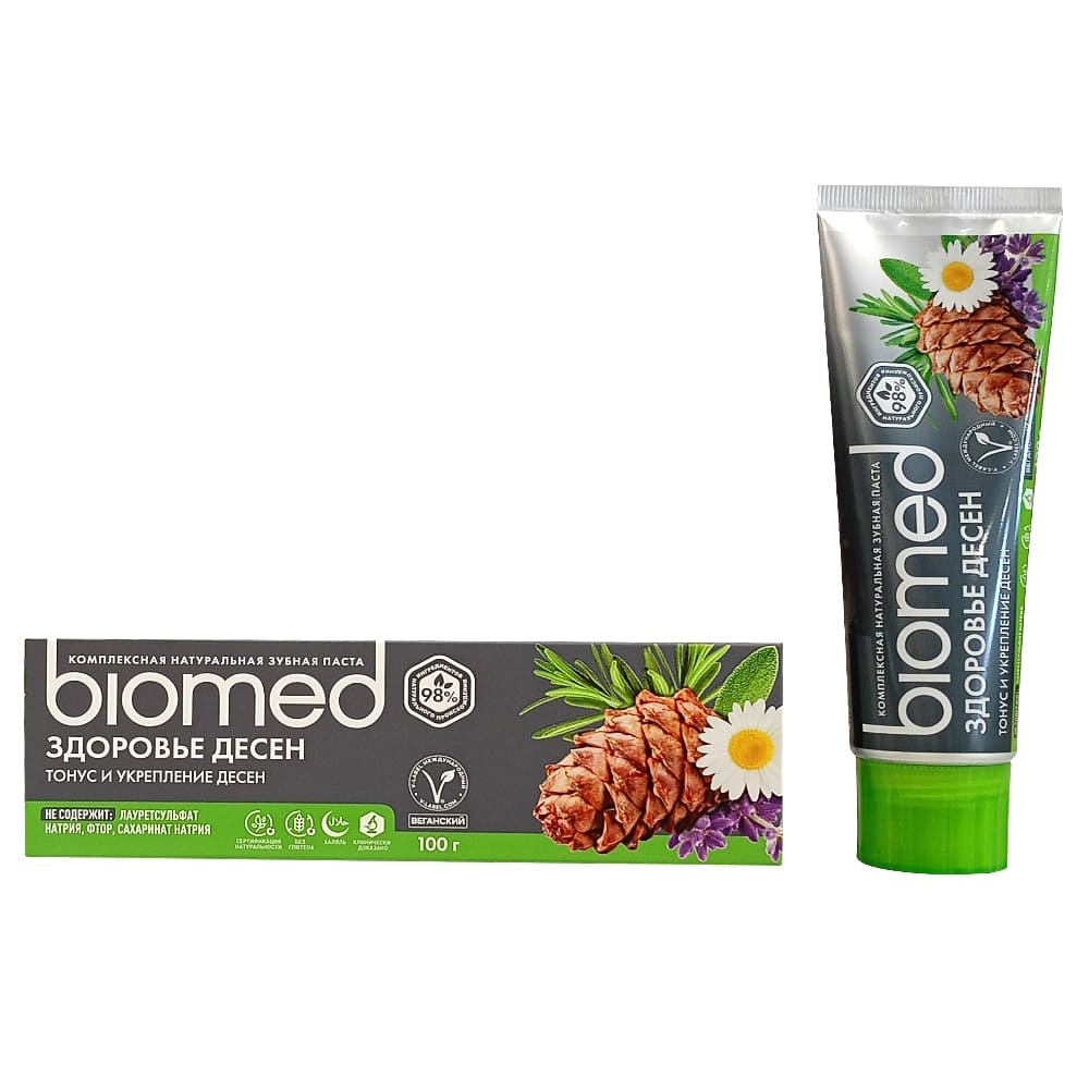 Biomed Здоровье десен, зубная паста с кедром, 100г