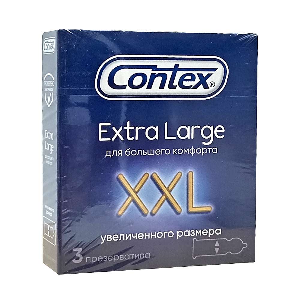 CONTEX Extra Large презервативы увеличенного размера XXL, №3