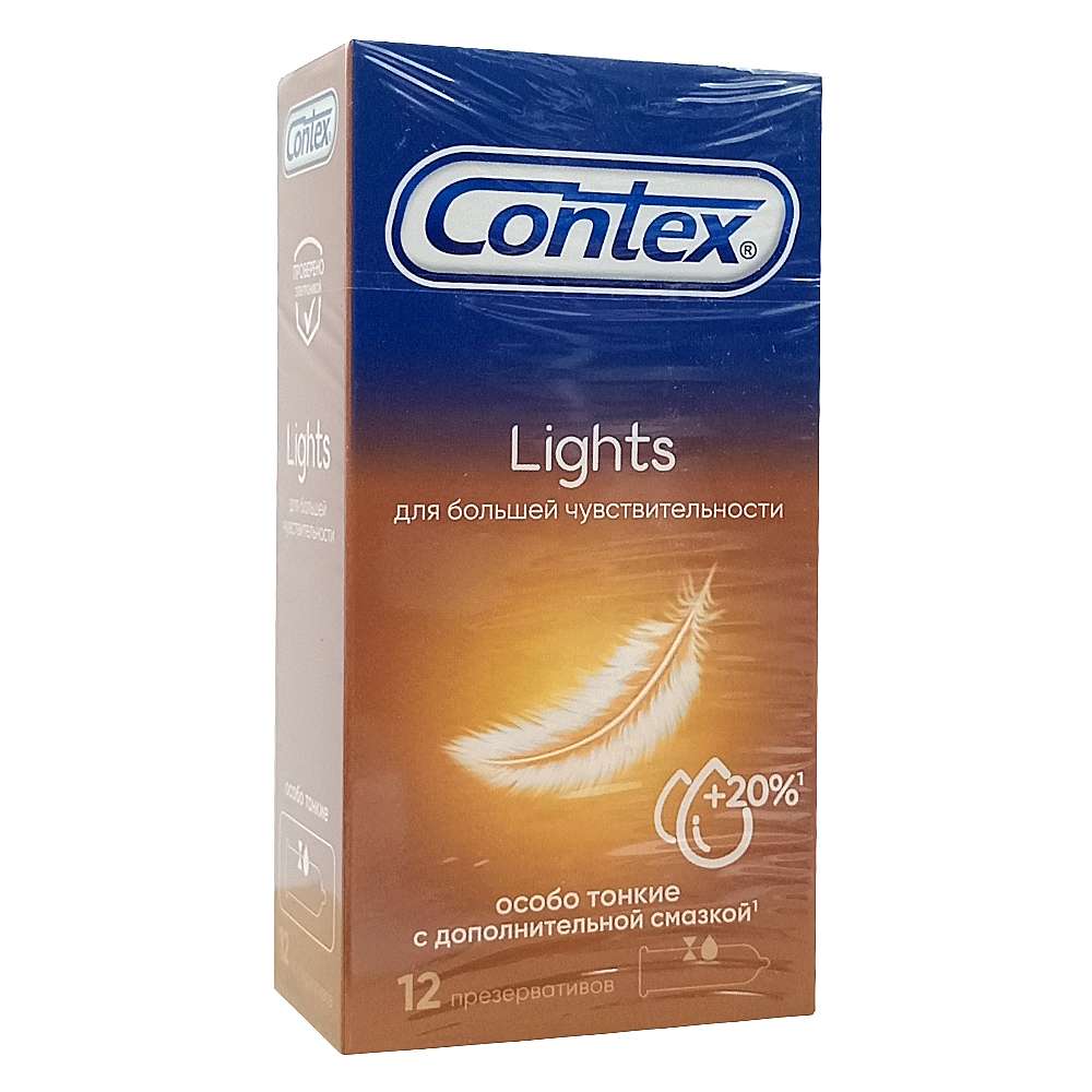 CONTEX Lights особо тонкие презервативы, №12