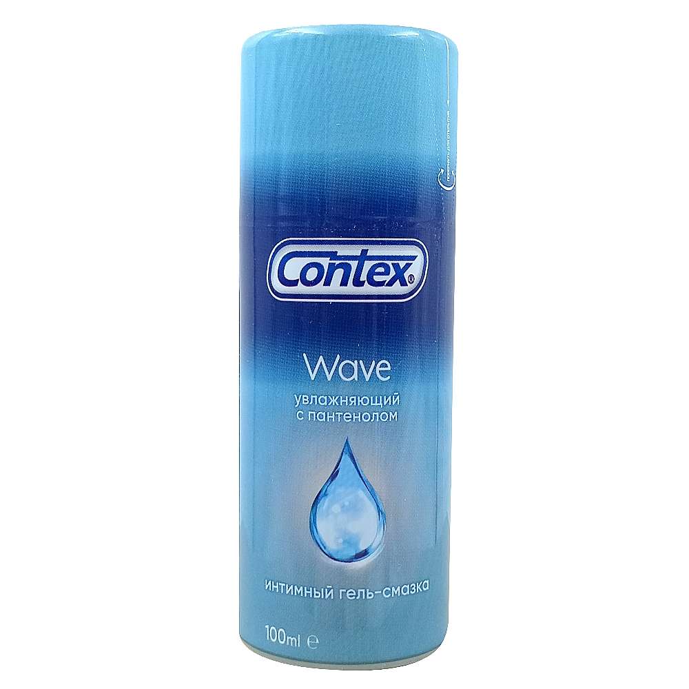 CONTEX Wave увлажняющая гель-смазка с пантенолом, 100 мл.