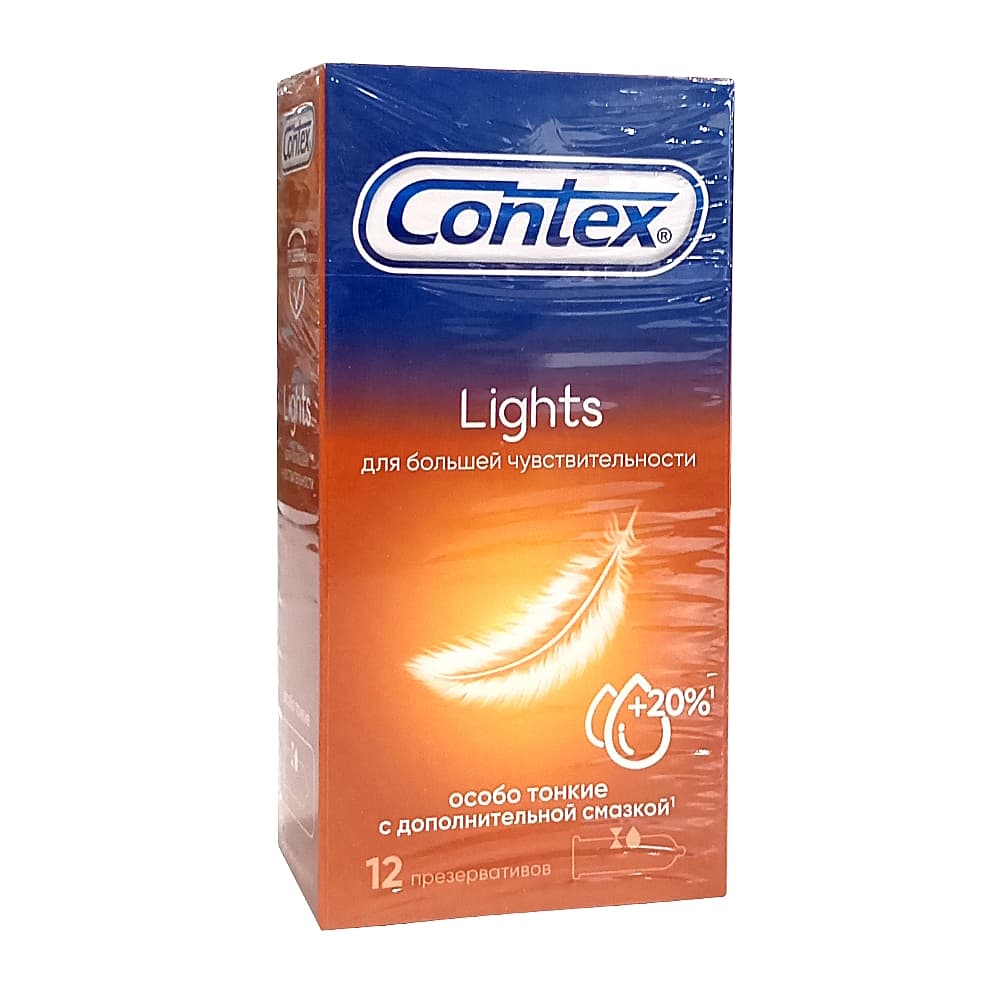 CONTEX Lights особо тонкие презервативы, №12