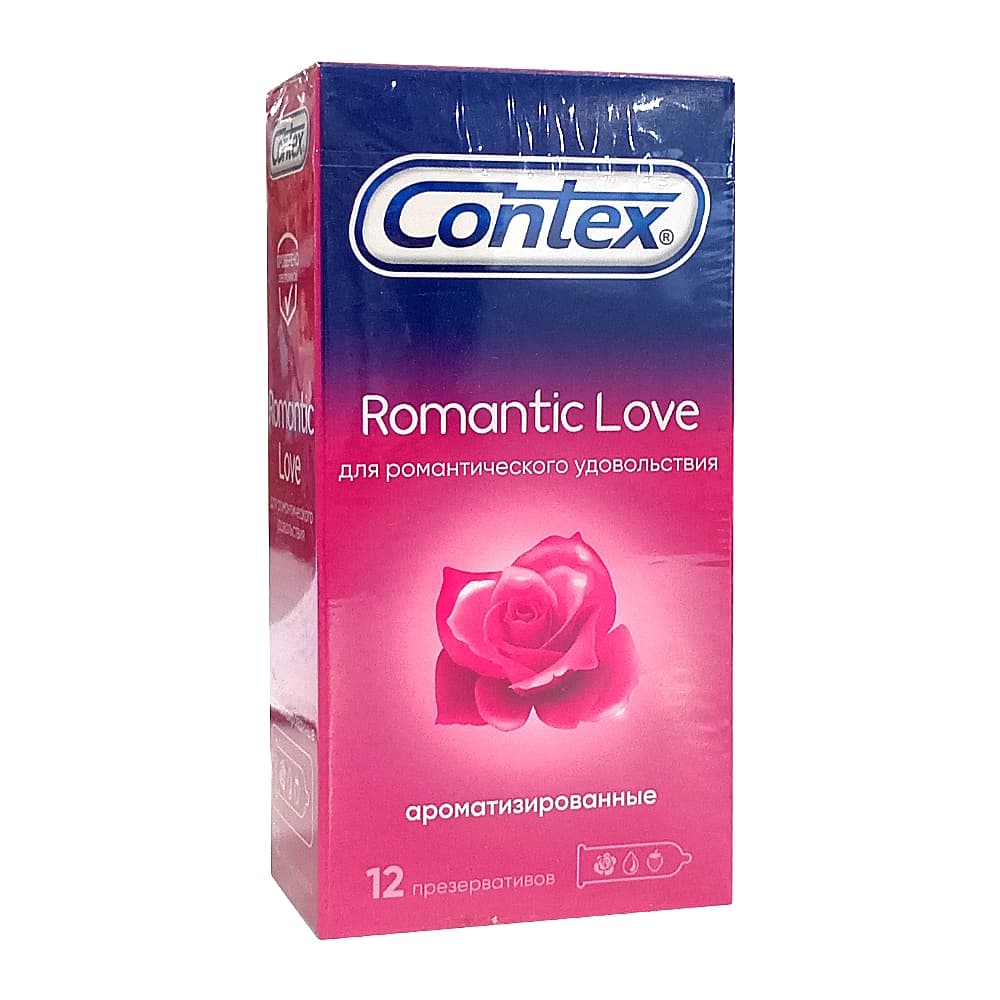 CONTEX Romantic Love ароматизированные презервативы, №12