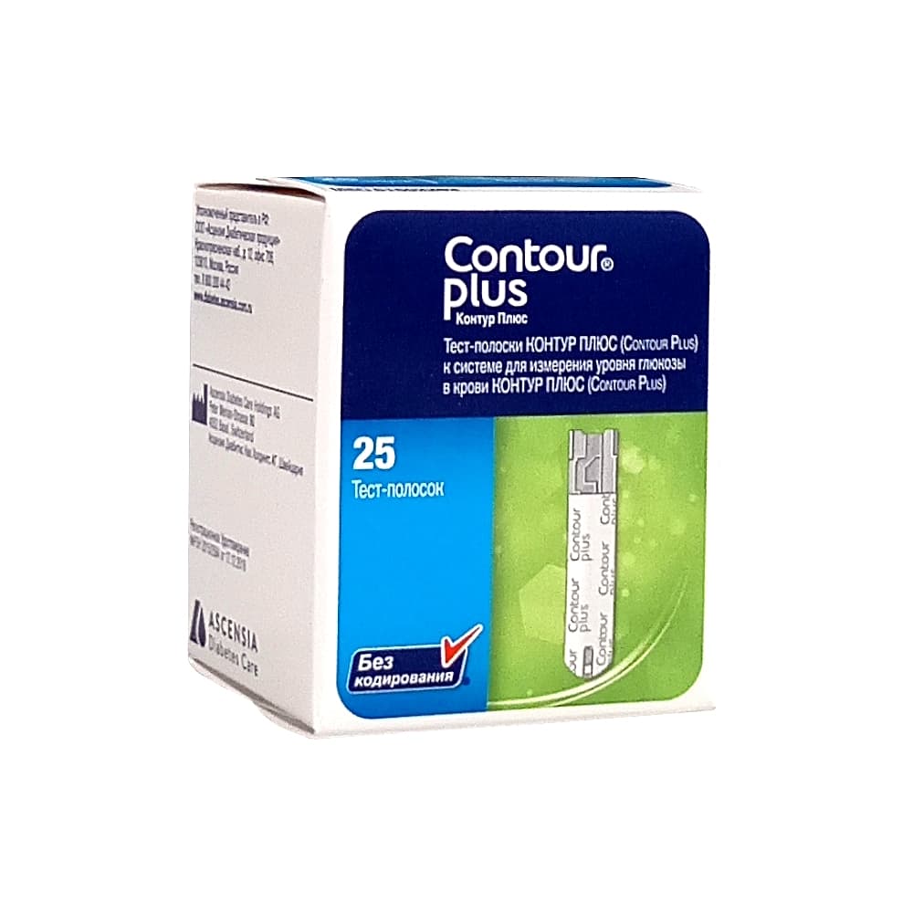 Contour Plus тест-полоски, №25