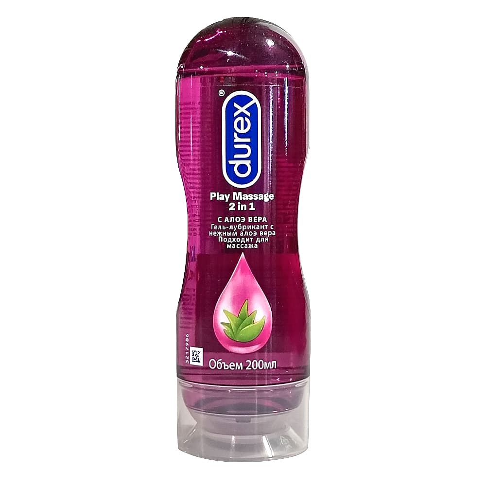 DUREX Play Massage Aloe гель-смазка 2в1, 200 мл.