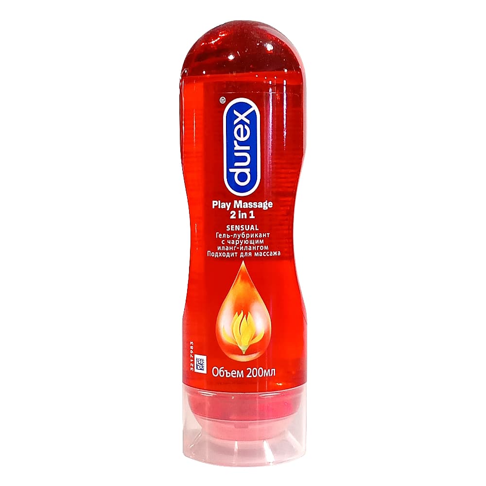 DUREX Play Massage Sensual гель-смазка 2в1,с иланг-иланг, 200 мл.