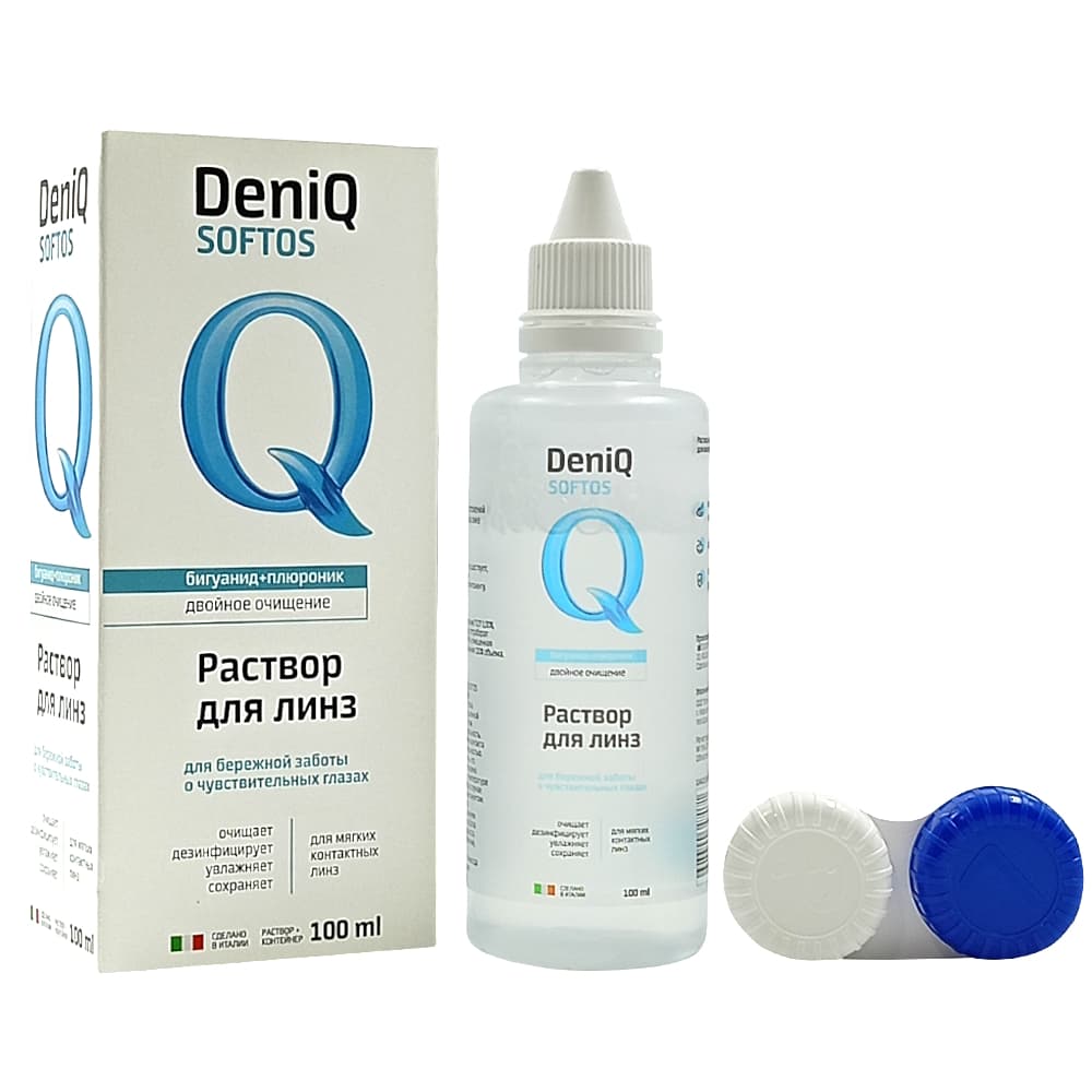 DenIQ SOFTOS раствор для линз, 100мл