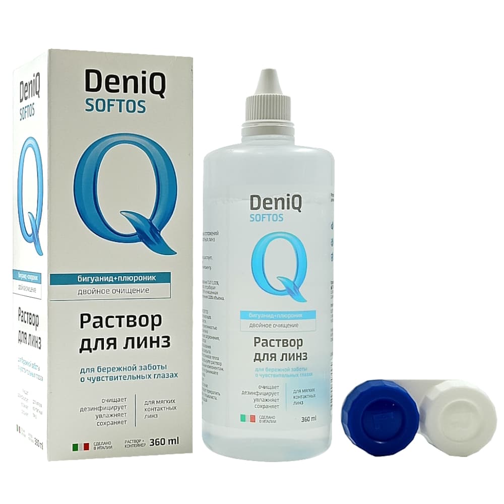 DenIQ SOFTOS раствор для линз, 360мл