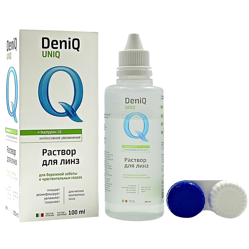 DenIQ UNIQ раствор для линз, 100мл