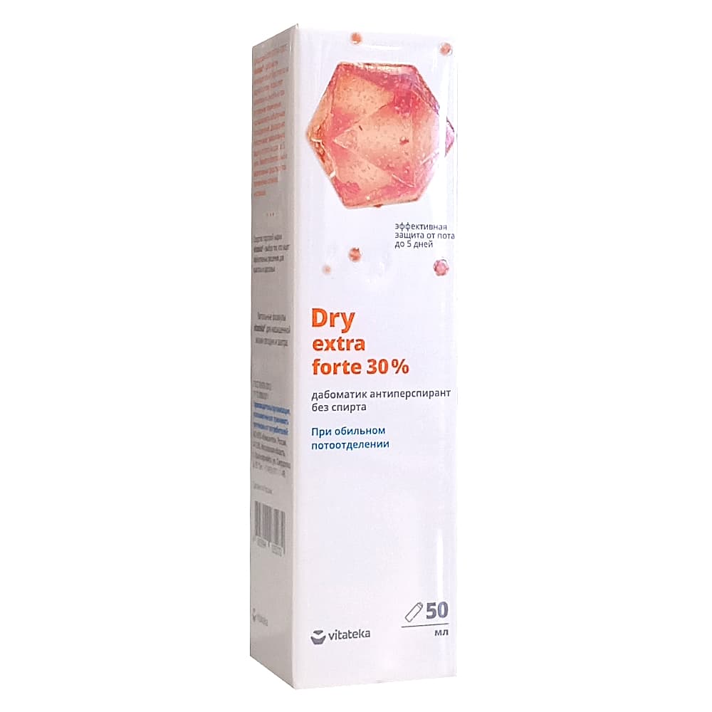 Dry Extra Forte дабоматик антиперспирант 30%, 50 мл