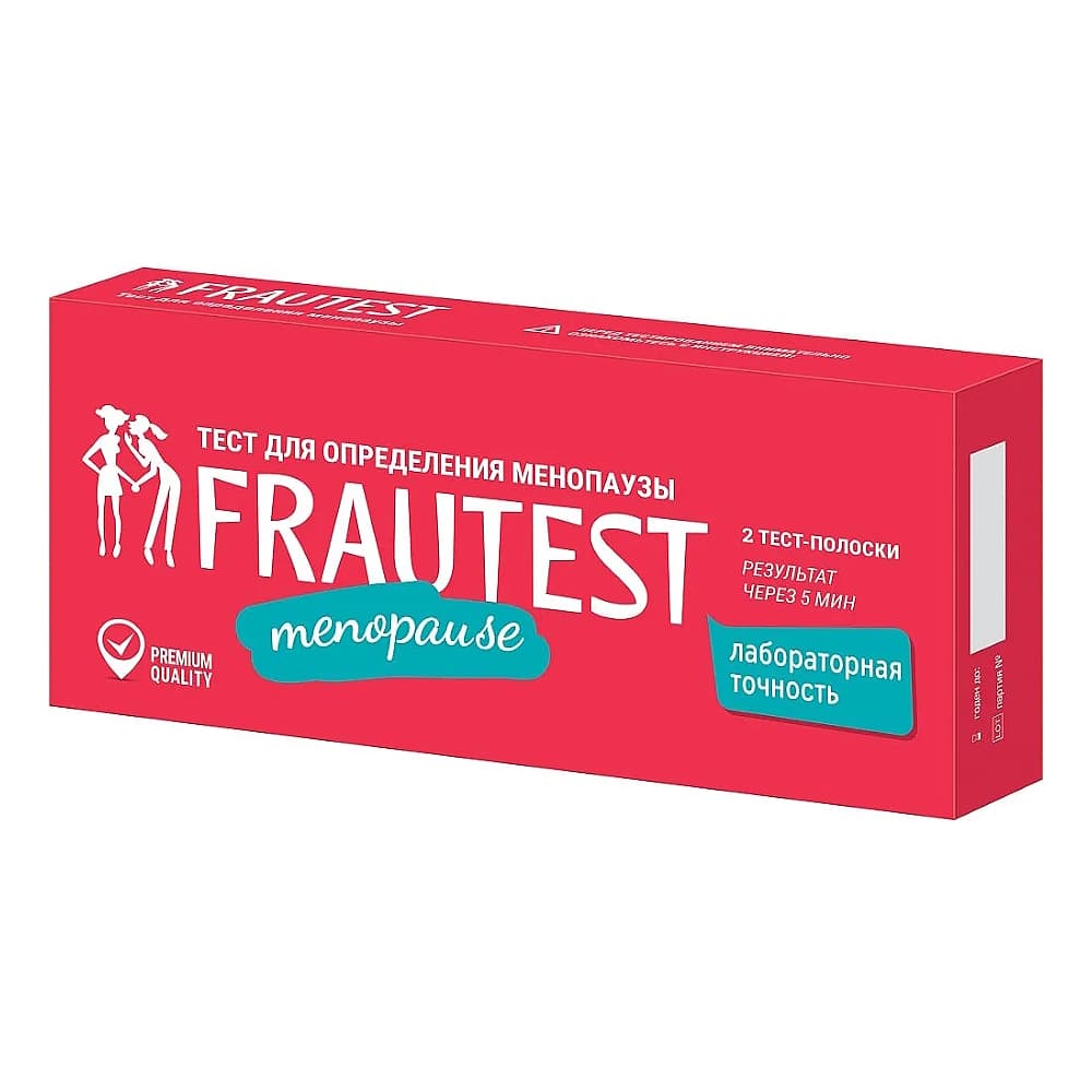 FRAUTEST Menopause тест для определения менопаузы, 2шт