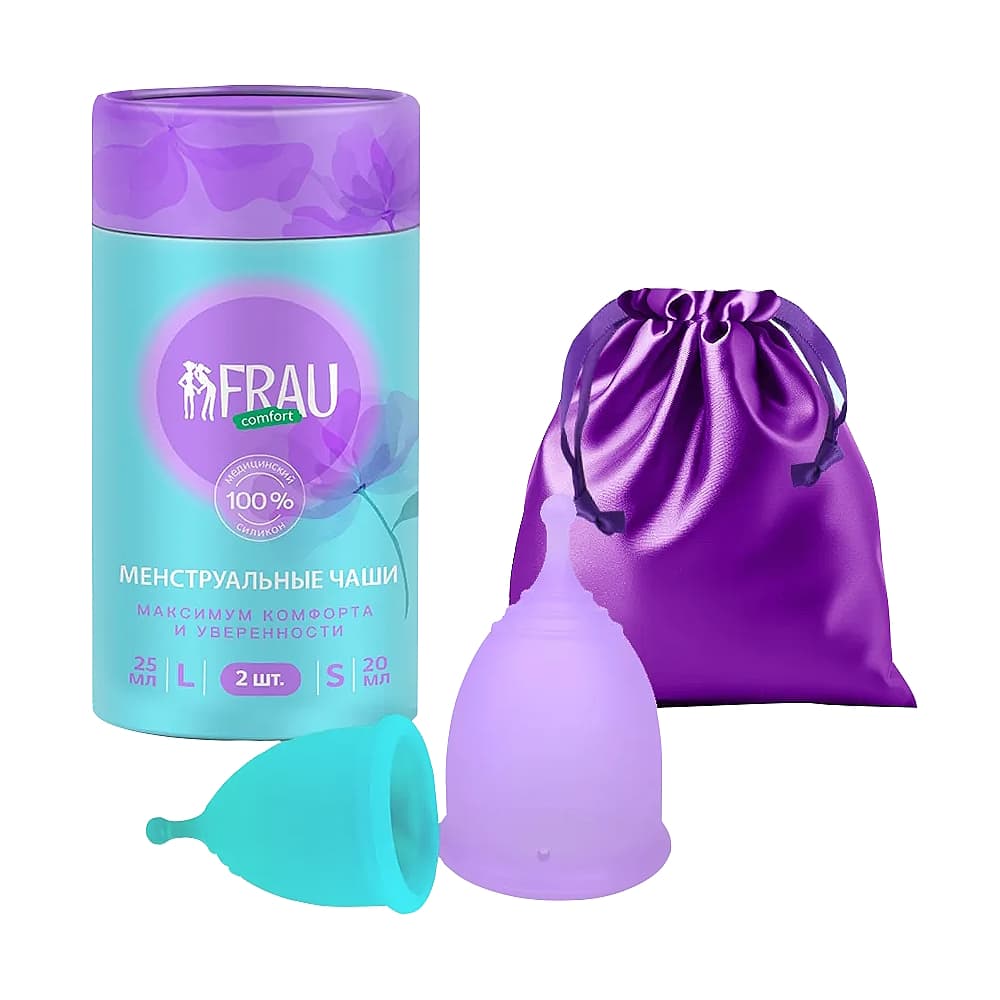 Frau Comfort чаша менструальная S/L, 2шт