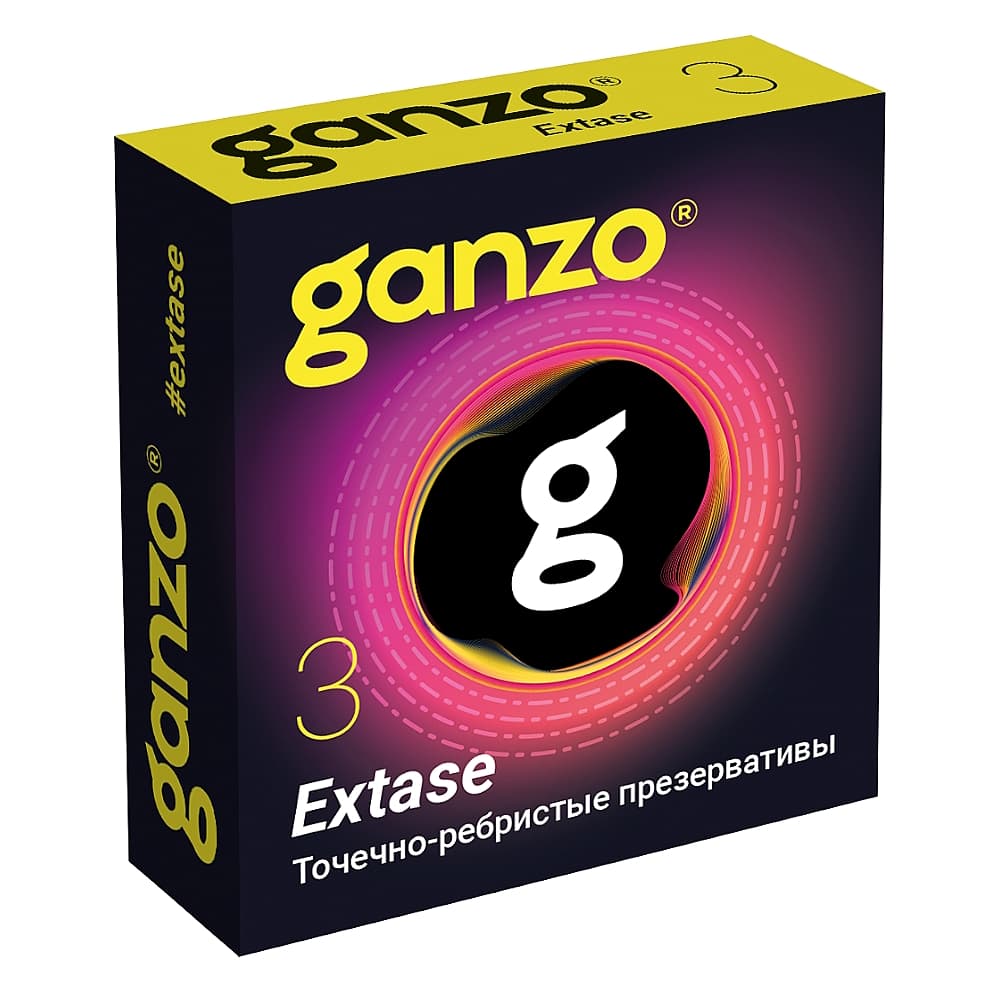 GANZO Extase точечно-ребристые презервативы, №3