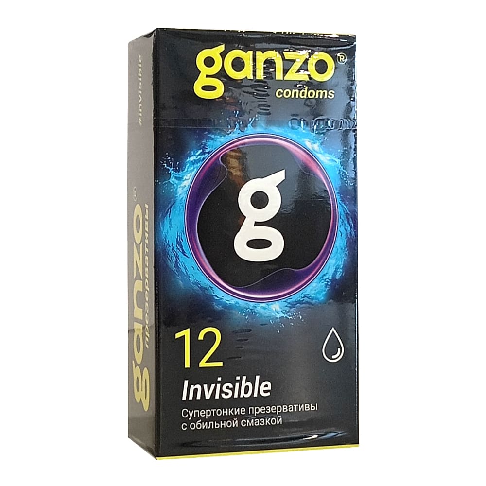 GANZO Ultra Thin презервативы супер тонкие с дополнительной смазкой, 12шт