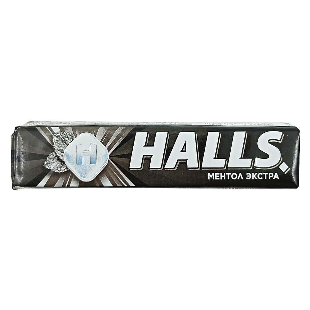 Halls леденцы со вкусом ментол экстра, 25гр