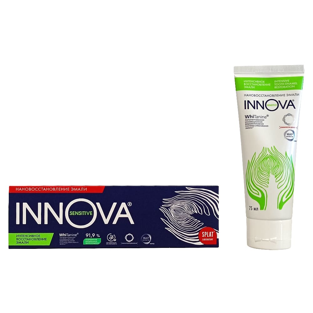 INNOVA Sensitive зубная паста интенсивное восстановление эмали, 75 мл