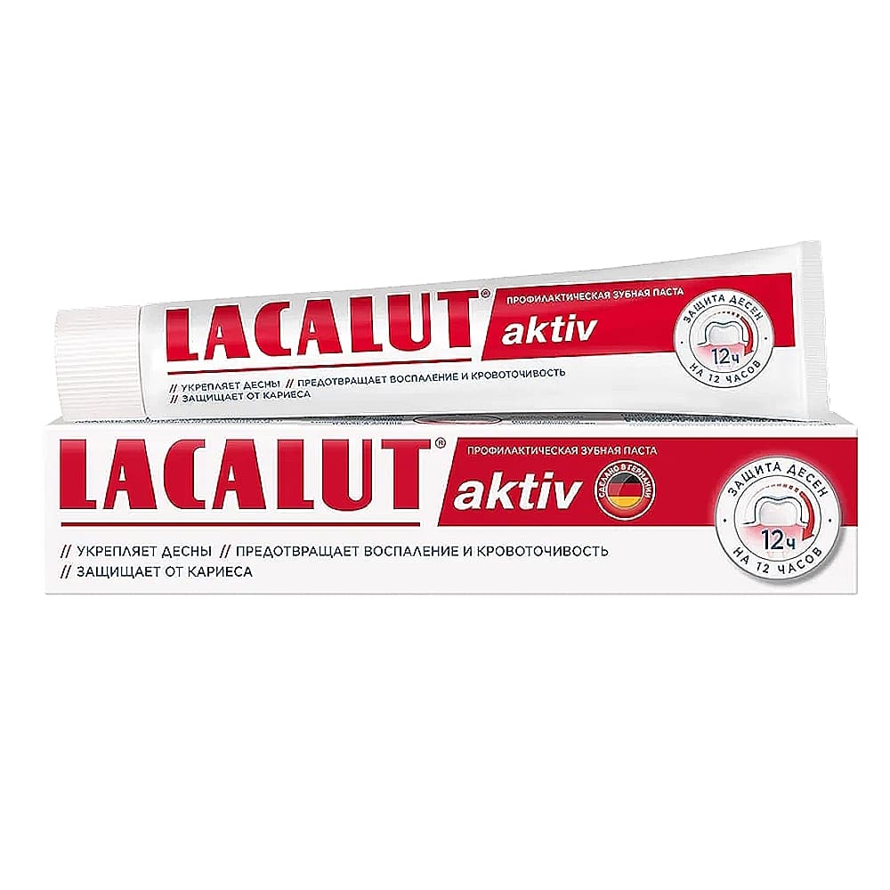 LACALUT Aktiv зубная паста, 90 мл.