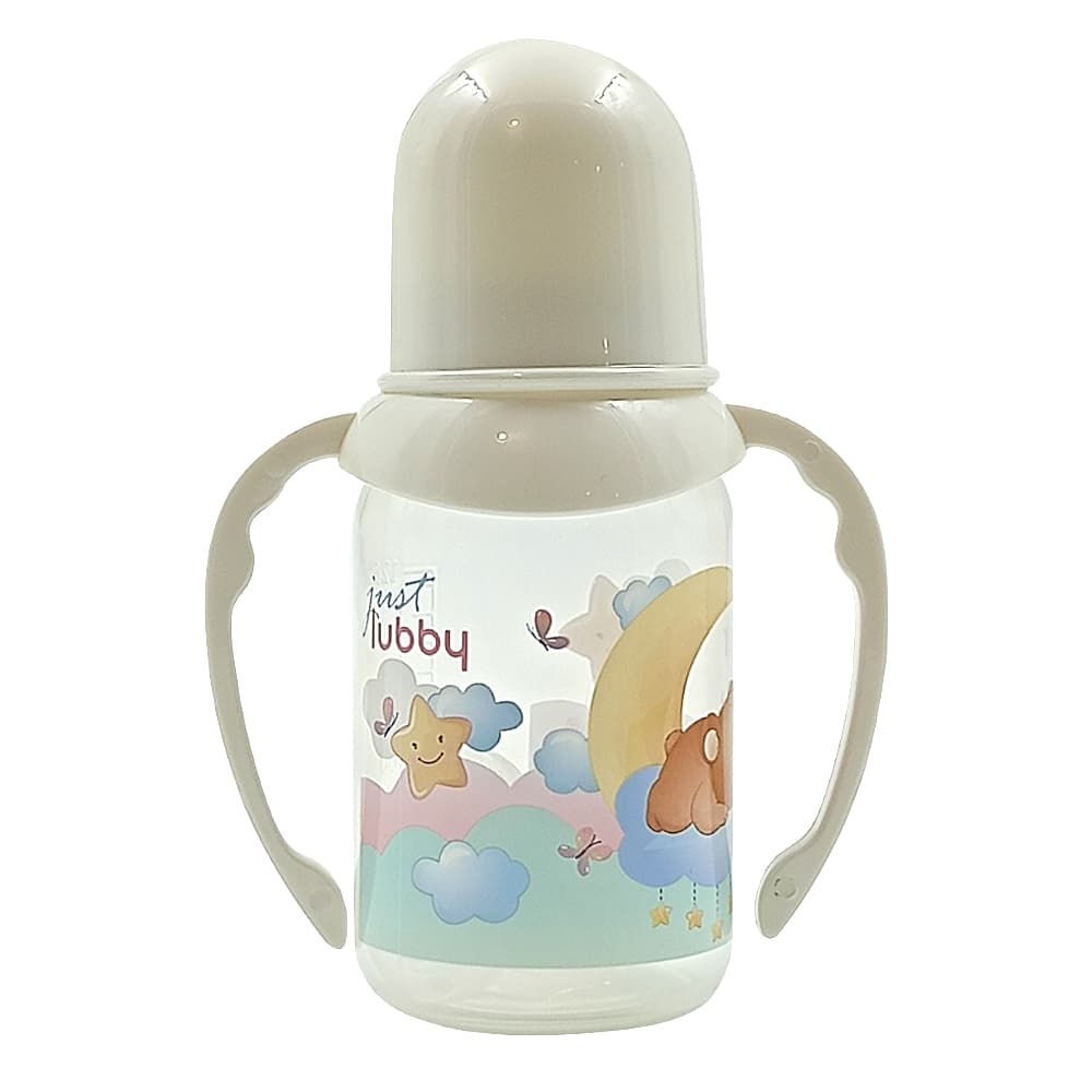 LUBBY бутылочка с ручками и силиконовой соской, с рождения, 125 мл /15201