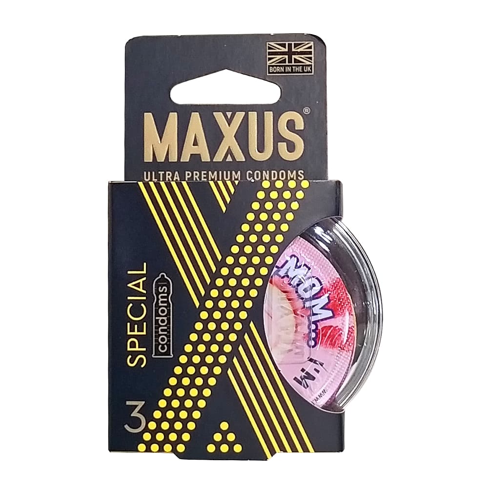 MAXUS Special точечно-ребристые презервативы, №3