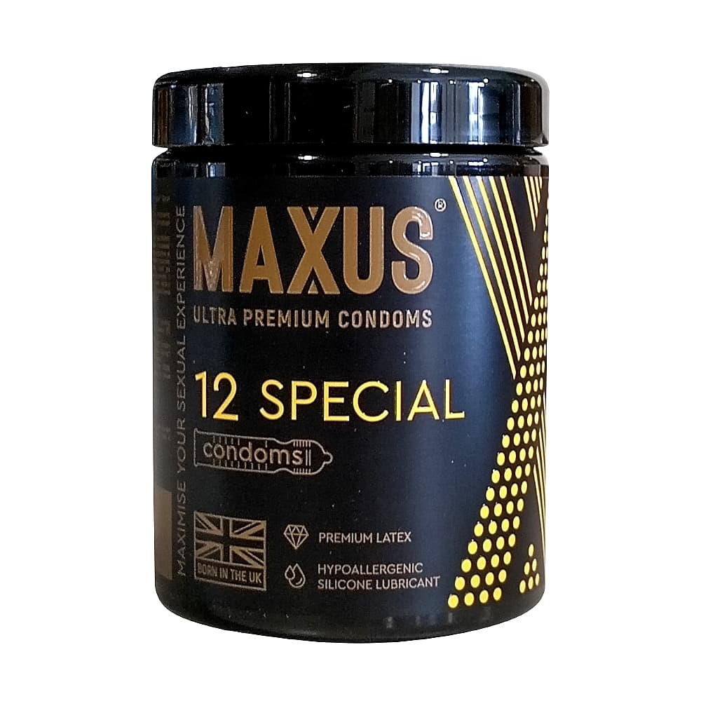 MAXUS Special точечно-ребристые презервативы, №12