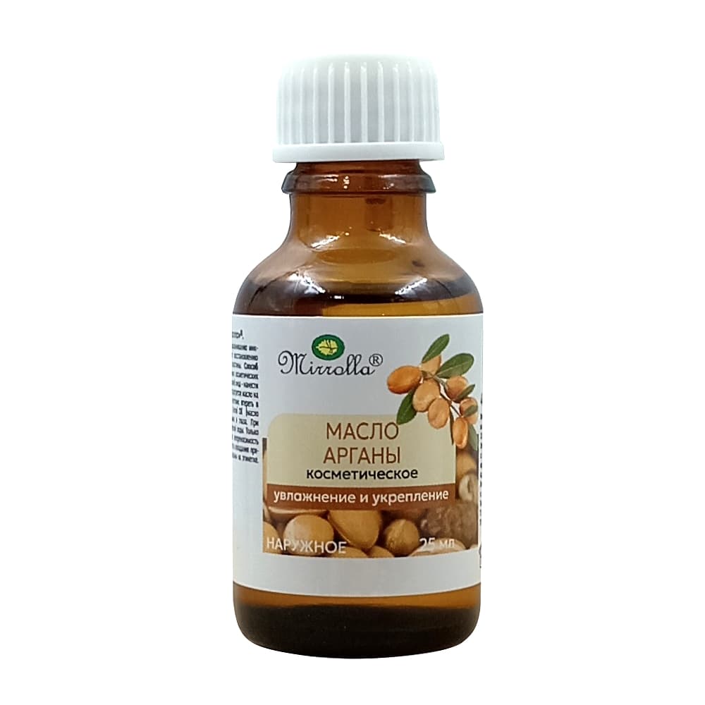 MIRROLLA косметическое масло арганы, 25 мл.