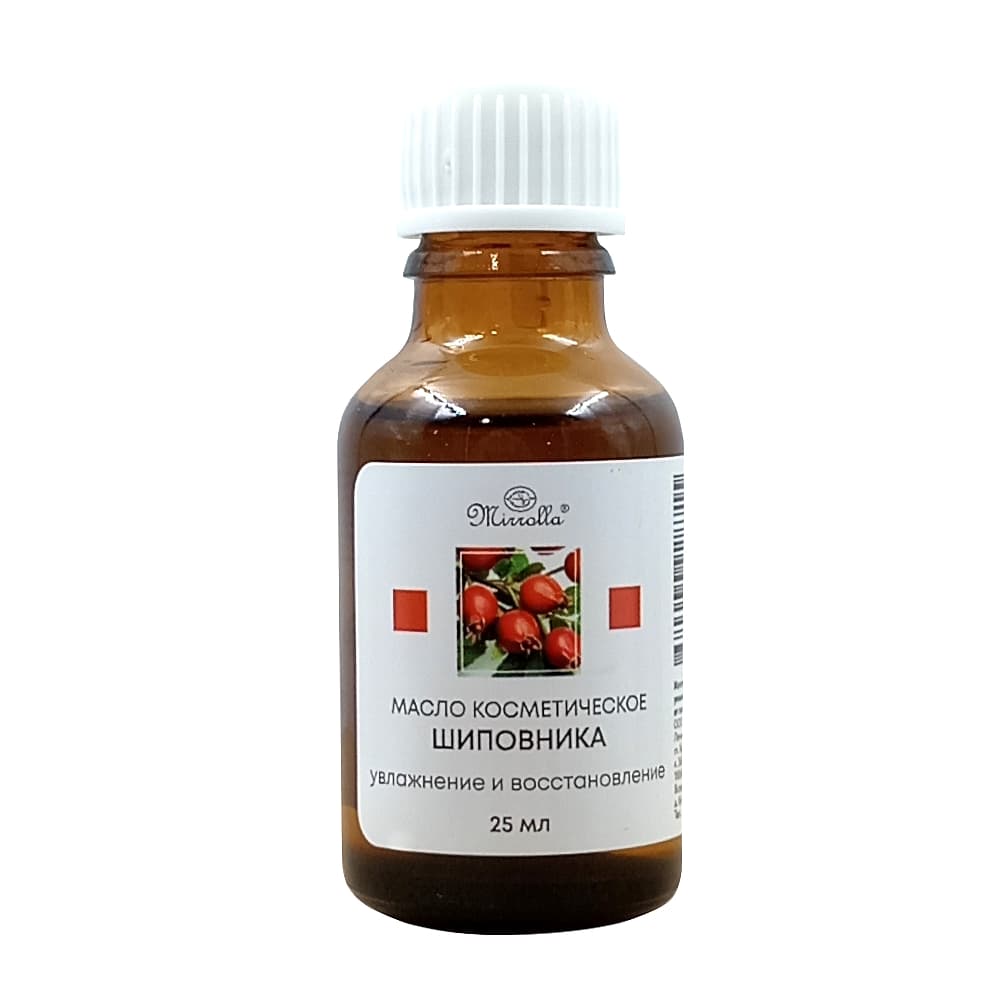 MIRROLLA косметическое масло шиповника, 25 мл.