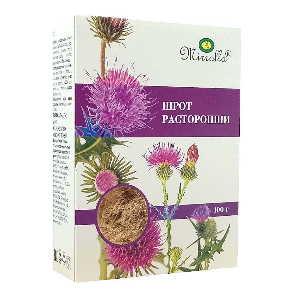 MIRROLLA шрот расторопша, 100 гр.