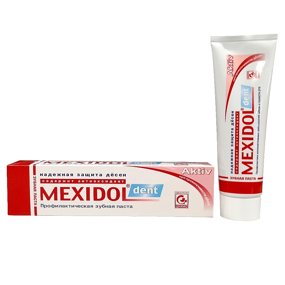 Mexidol dent Activ зубная паста, 100г