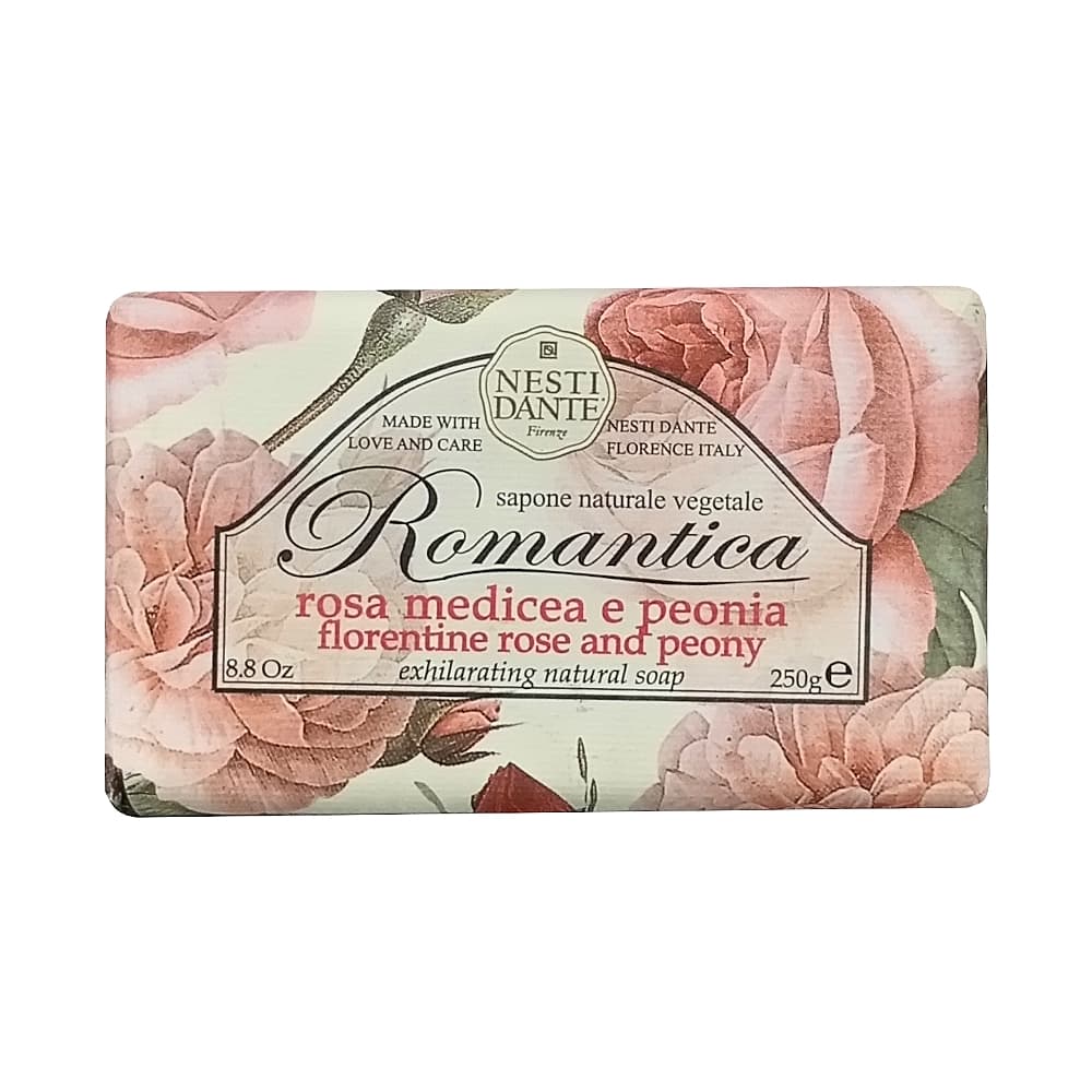 Nesti Dante мыло, роза и пион, 250гр