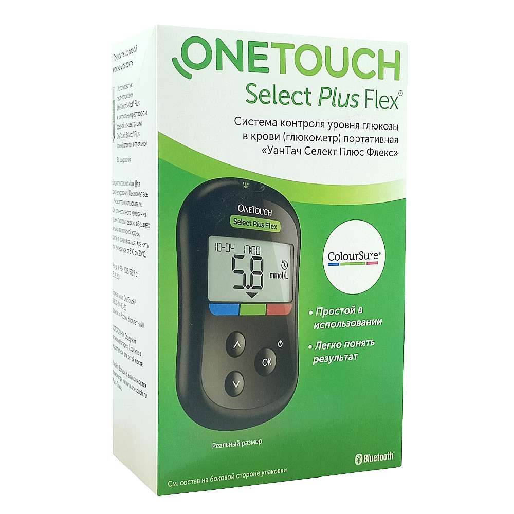OneTouch Select Plus Flex глюкометр