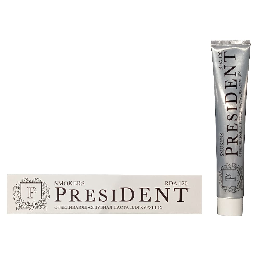 PRESIDENT Profi Smokers зубная паста,  75 мл.