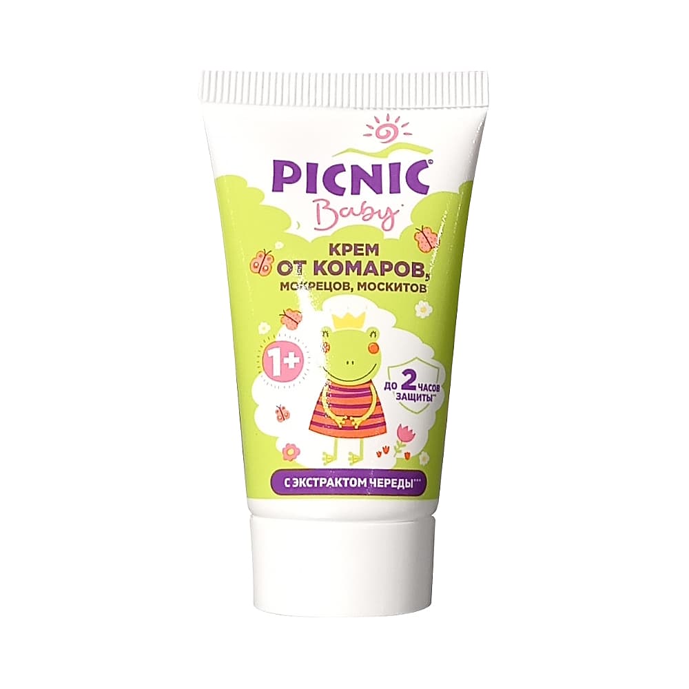 Picnic Baby крем от комаров, москитов и мокрецов для детей, 40мл