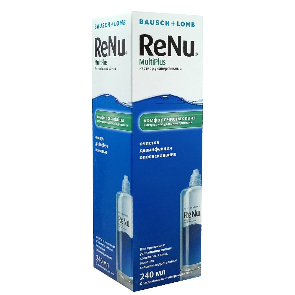 ReNu MultiPlus универсальный раствор для линз 240мл
