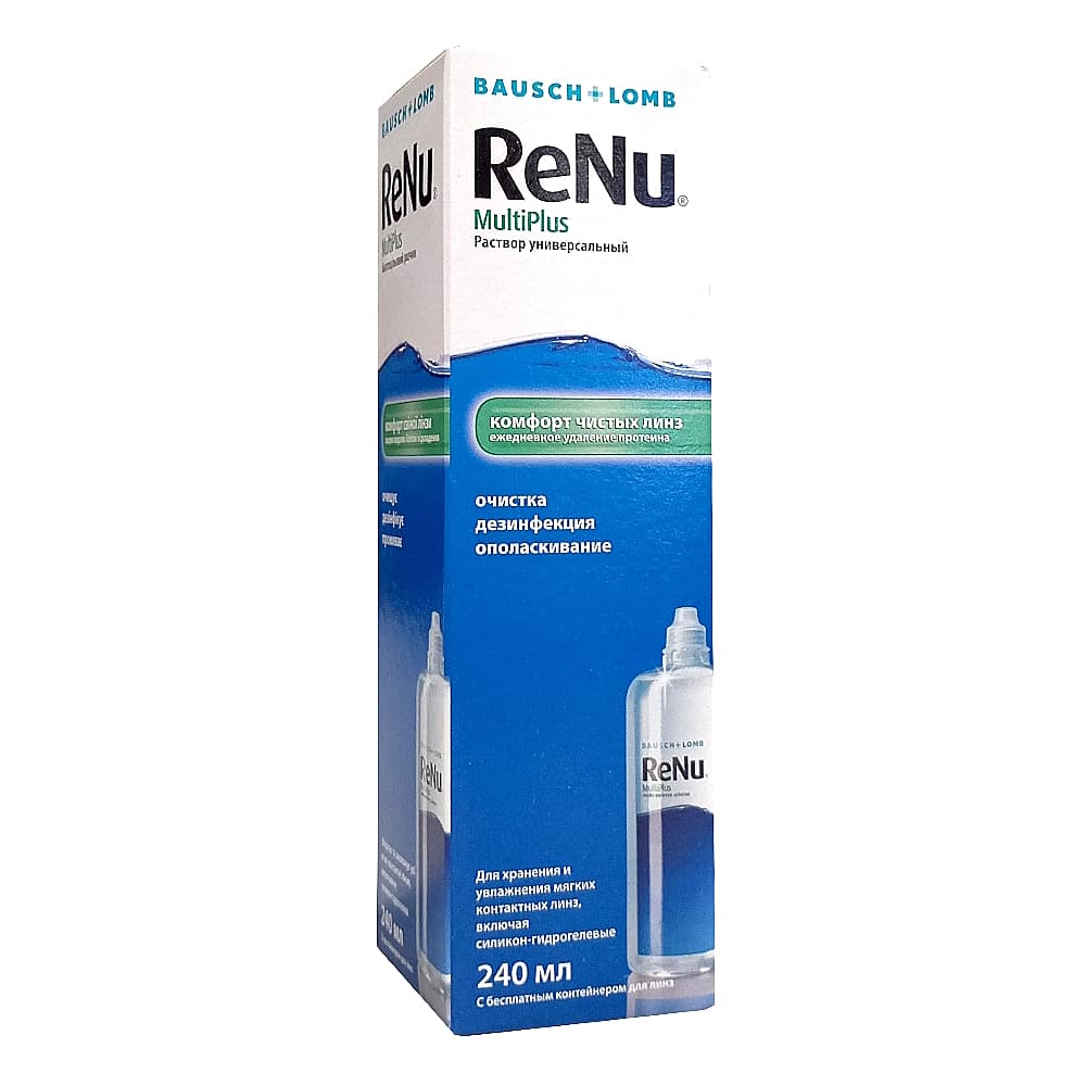 ReNu MultiPlus универсальный раствор для линз 240мл