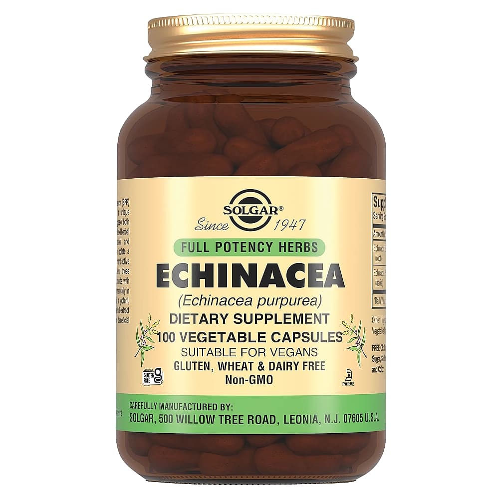 SOLGAR экстракт эхинацеи пурпурной капсулы №100
