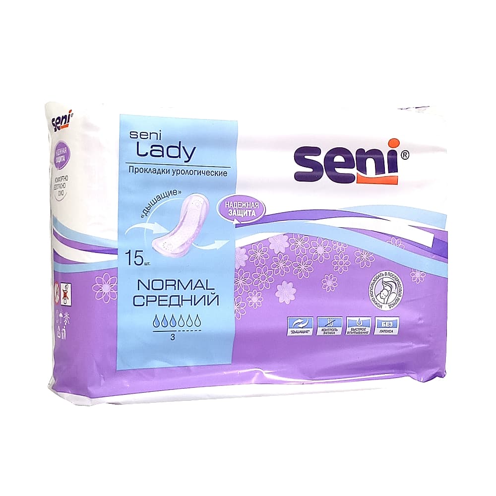 Seni Lady Normal прокладки урологические, 15 шт.