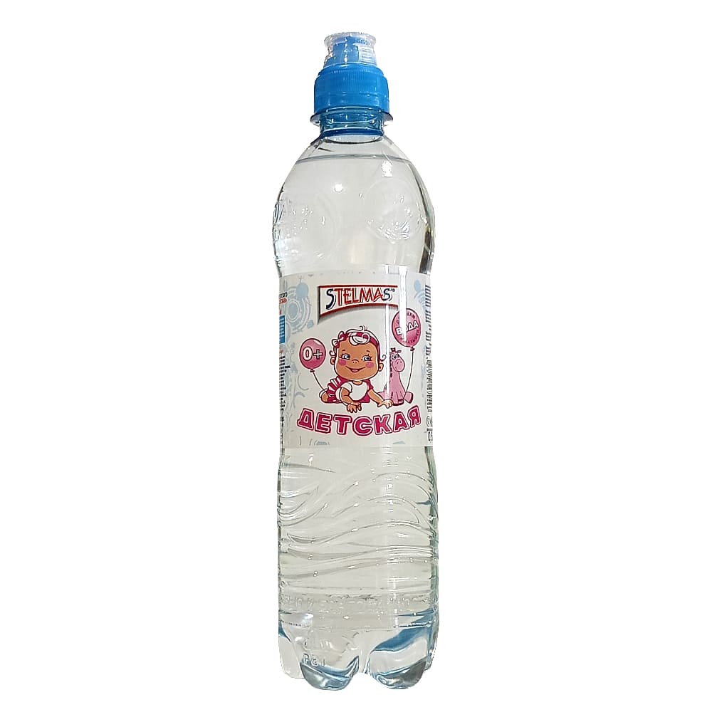 Stelmas Sport детская негазированная вода, 0,6 л.