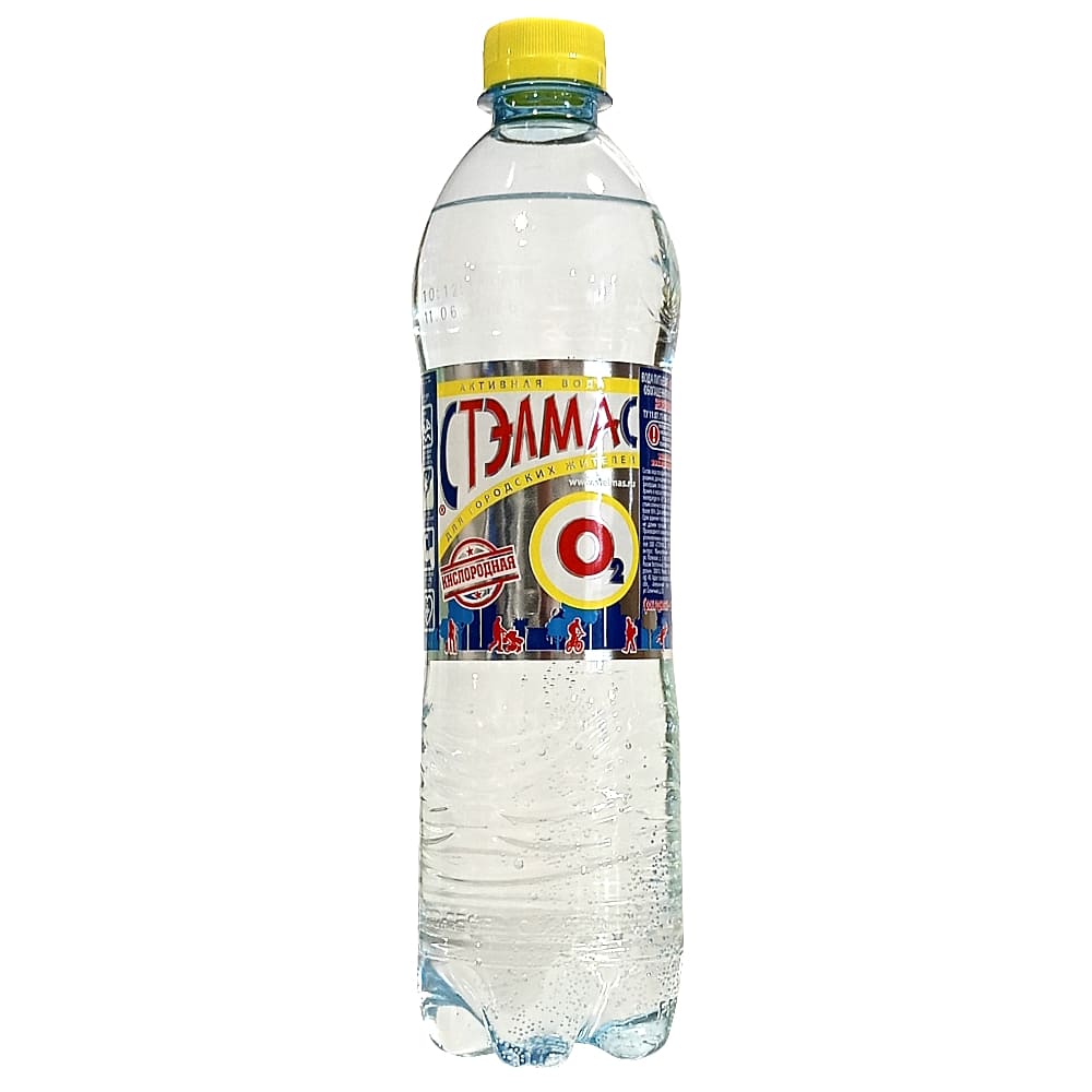 Stelmas питьевая вода, О2 негазированная, кислород, 0,6 литр