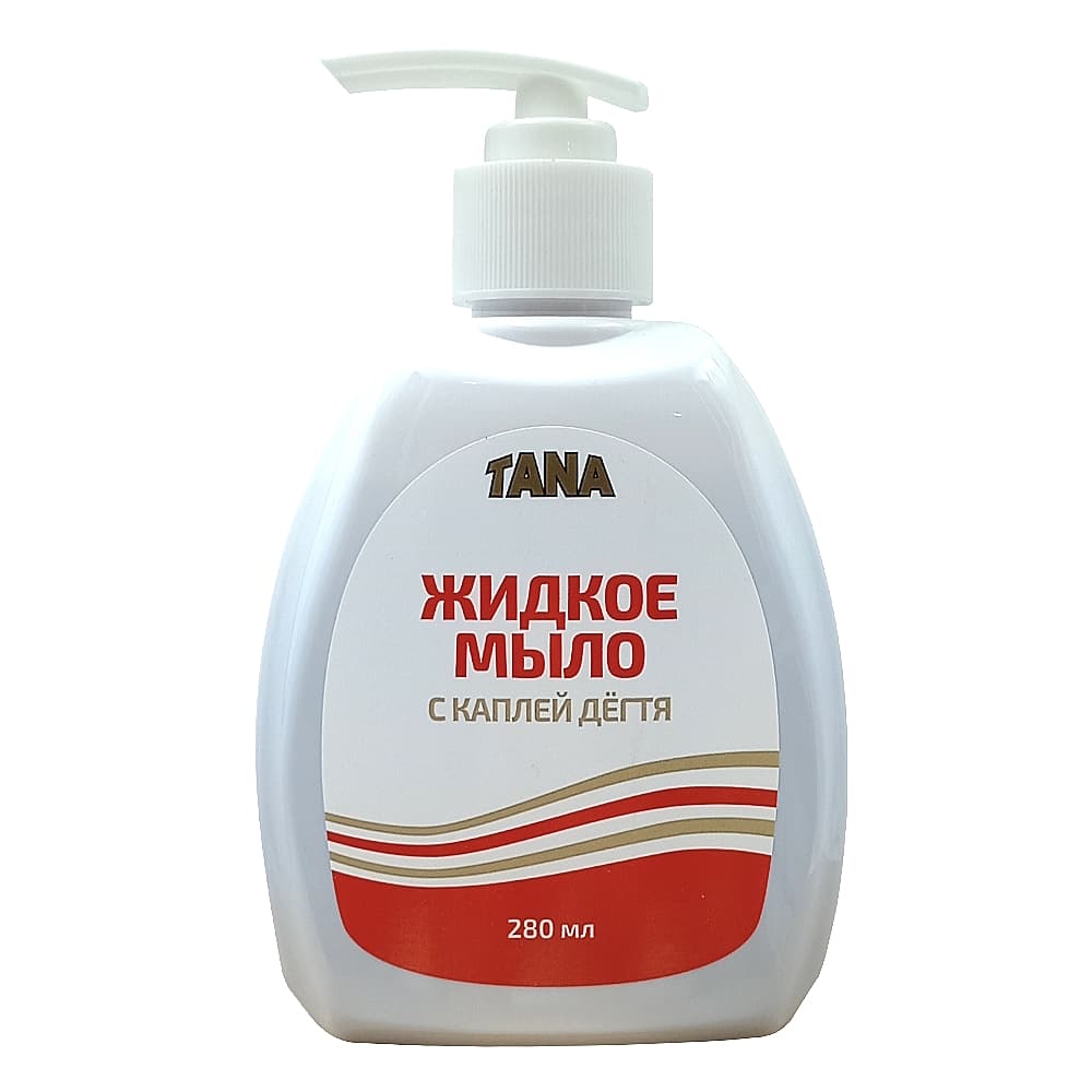 TANA дегтярное жидкое мыло, 280 мл.