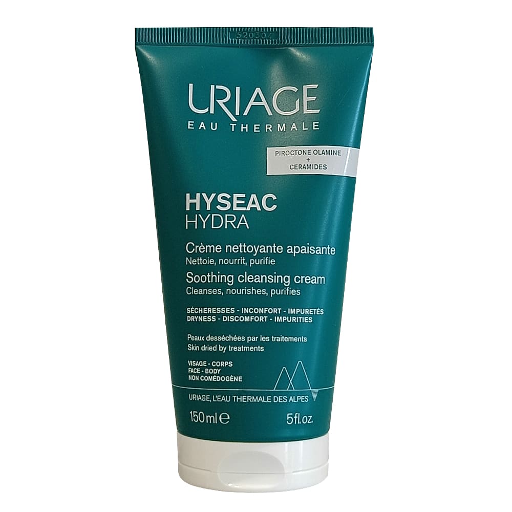 URIAGE Hyseac Hydra очищающий успокаивающий крем для умывания, 150 мл