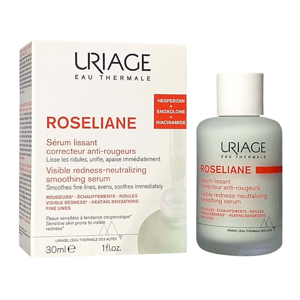 URIAGE Roseliane разглаживающая, корректирующая сыворотка против покраснений, 30 мл