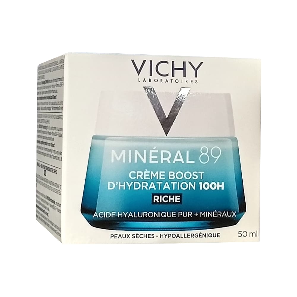VICHY Mineral 89 интенсивно увлажняющий крем 100ч для сухой кожи, 50 мл