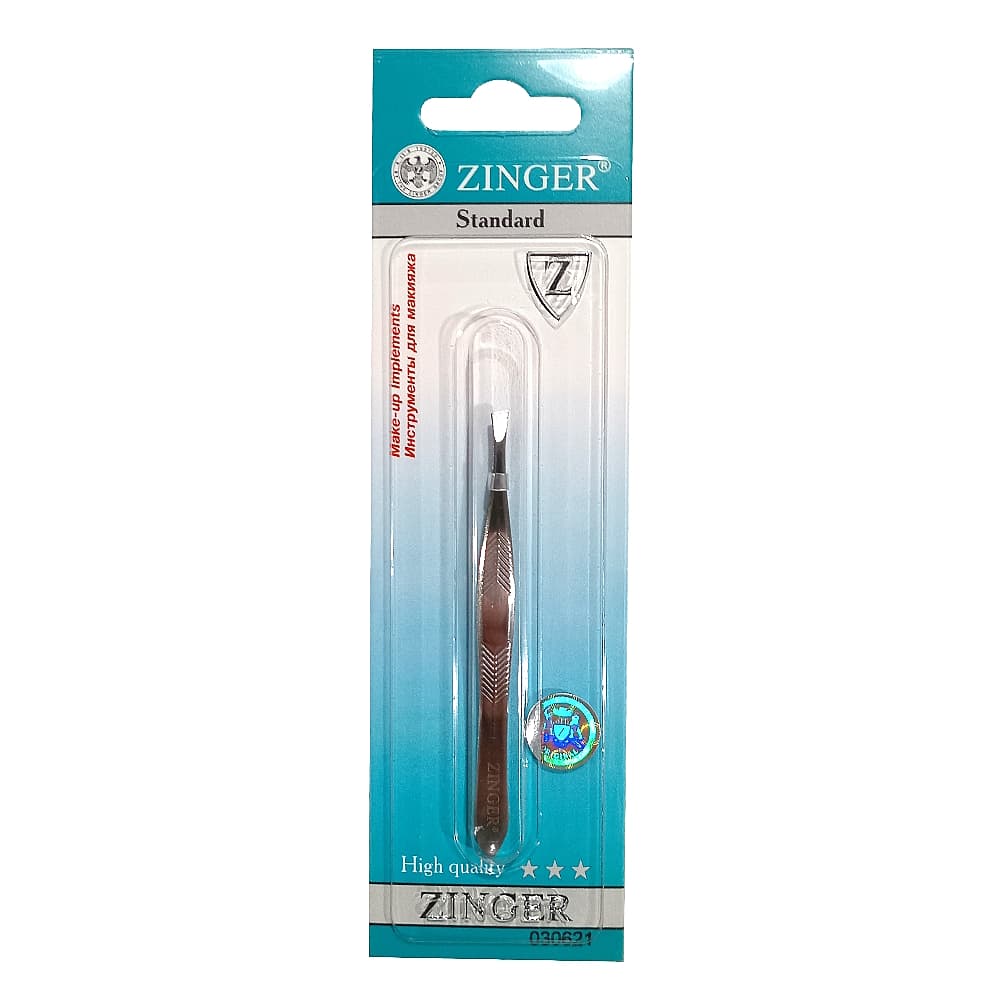 ZINGER скошенный пинцет /86012-S
