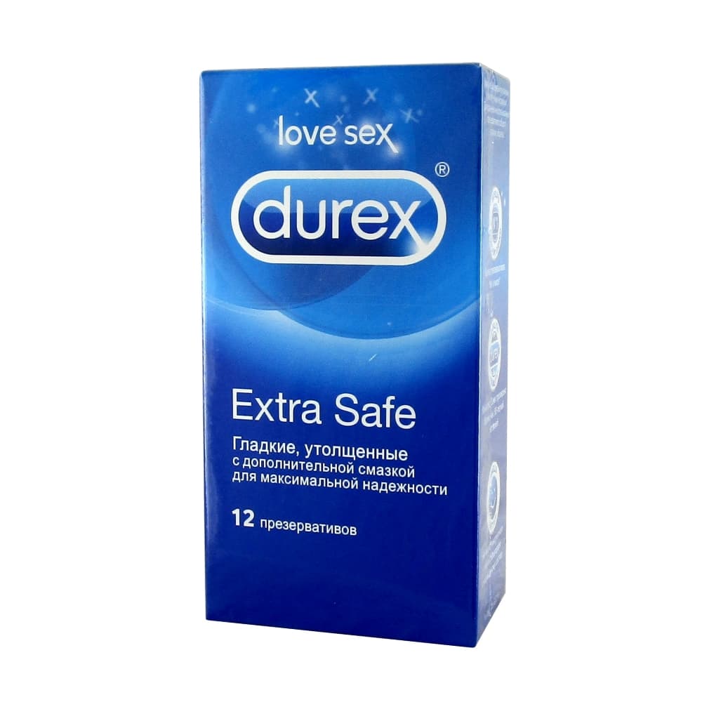 Презервативы Durex Extra safe 12 шт.