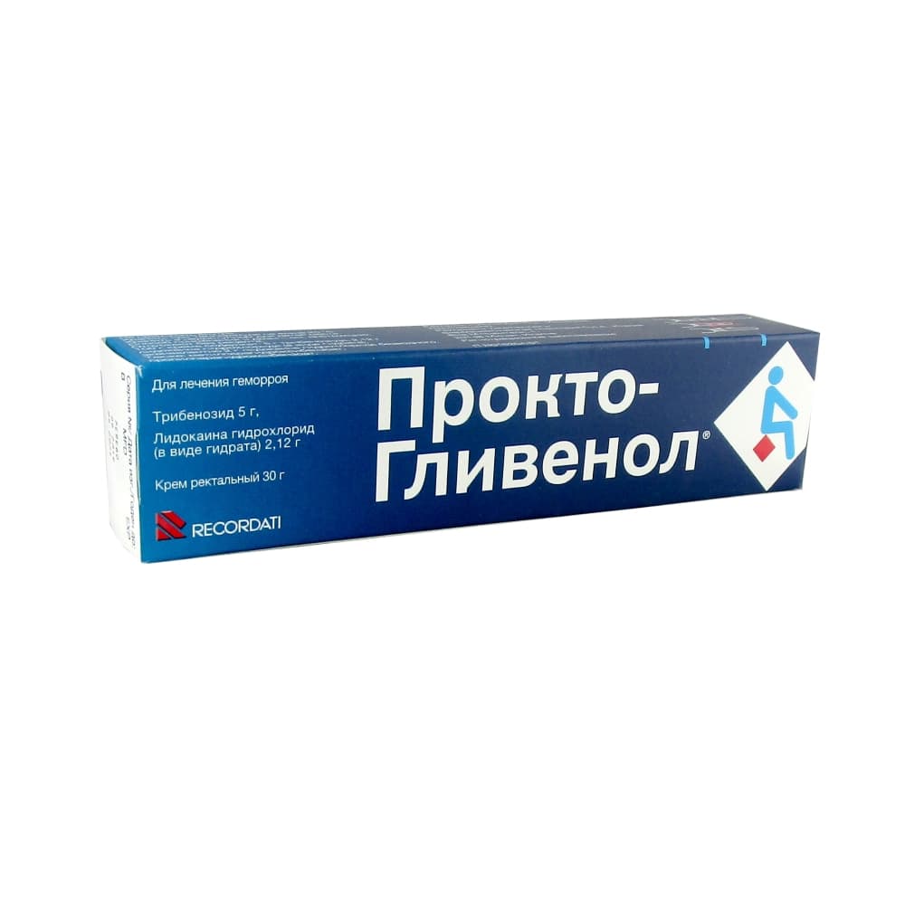Прокто-Гливенол крем рект., 30 гр