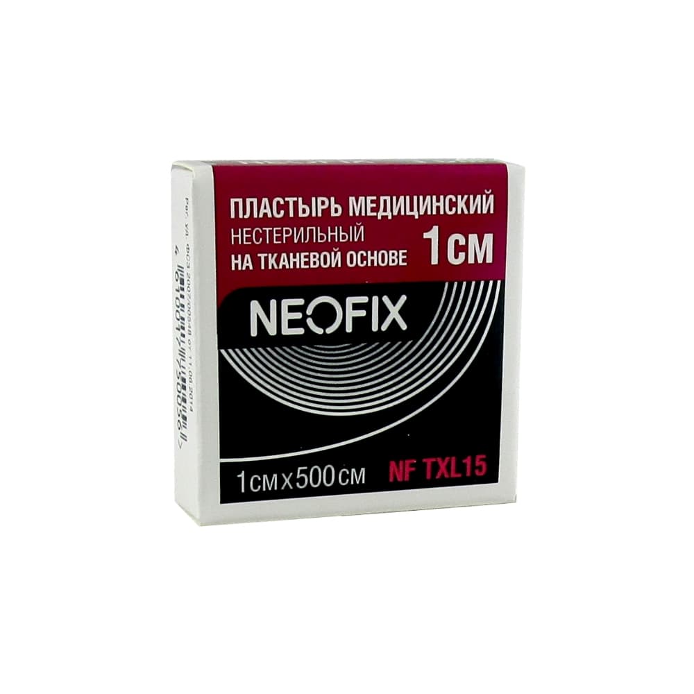 Neofix Пластырь медицинский нестерильный на тканевой основе, 1см х 500см