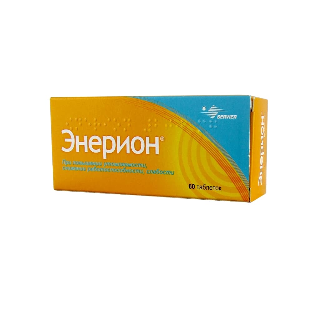 Энерион таблетки п.п.о. 200 мг, 60 шт