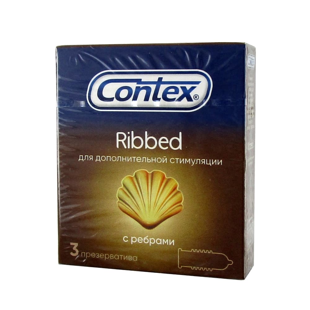 Презервативы Contex Ribbed 3 шт.