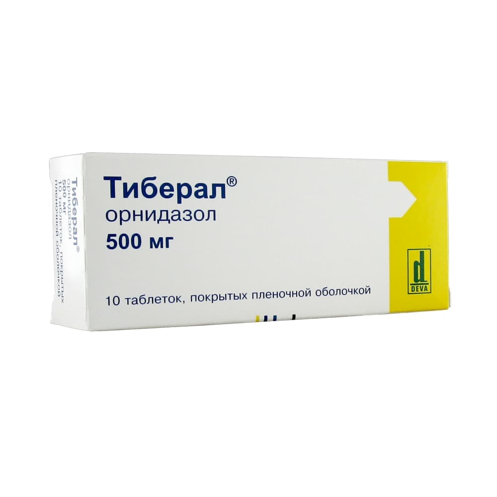 Тиберал таблетки 500 мг, 10 шт